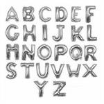 34" Kaleidoscope Letters